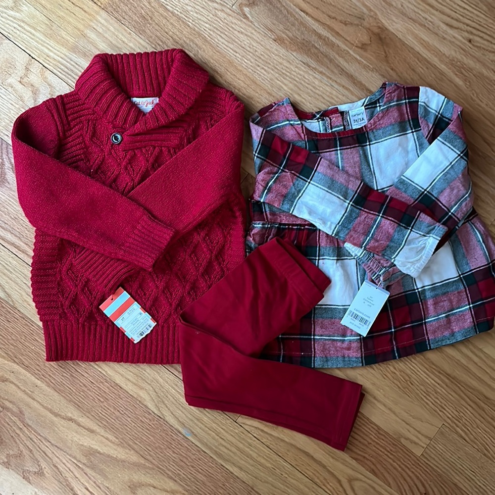 Toddler Girls’ Christmas Outfit